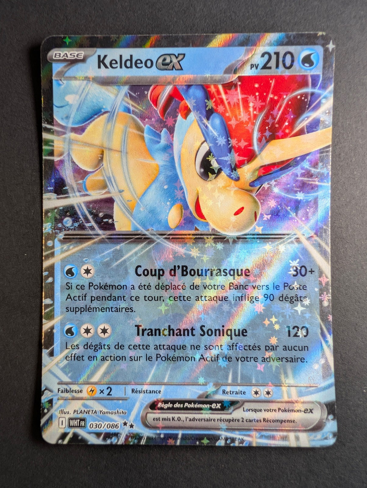 Pokemon Keldeo ex 030/086 - Double Rare - Fr NM