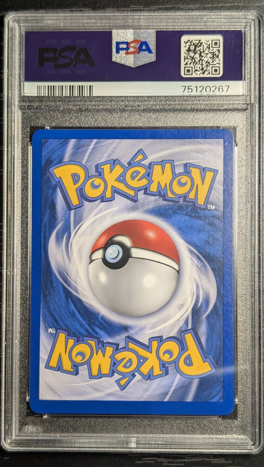 Carte gradee Pokemon Spoink 076/107 Ex Deoxys -Reverse Stamp- psa 8 pop 12 NM+