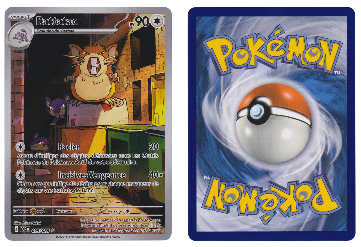 Rattatac 099/088 - PKM-POR-099088-260824021032 - recto et verso