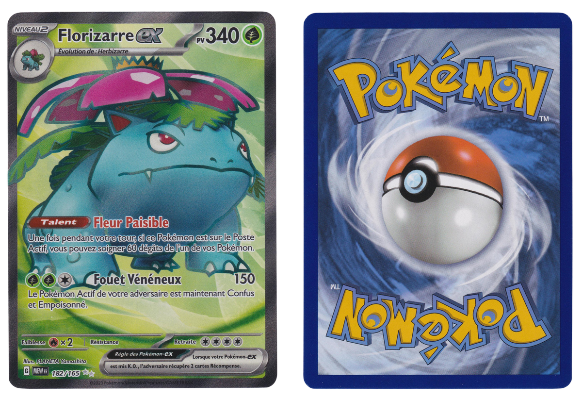 Florizarre ex 182/165 - PKM-MEW-182165-260826002401 - recto et verso