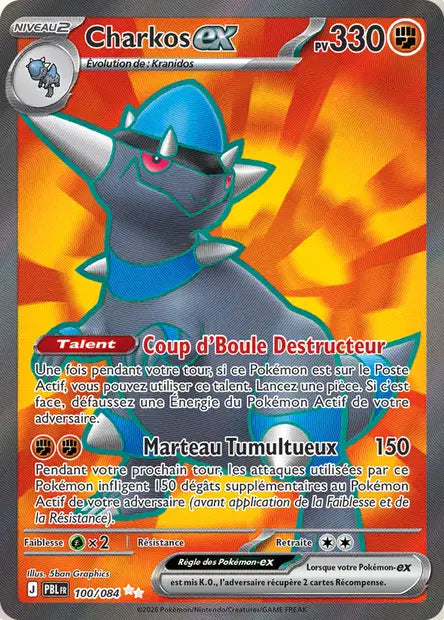 Charkos-ex 100/084 - visuel Pokécardex de référence