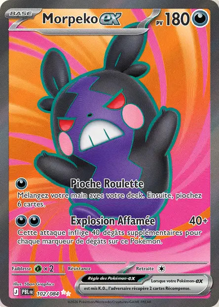 Morpeko-ex 102/084 - visuel Pokécardex de référence