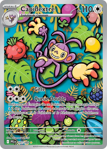 Capidextre 107/094 - visuel Pokécardex de référence