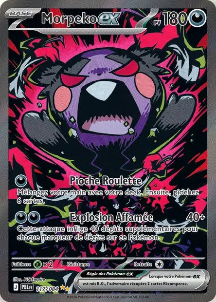 Morpeko-ex 117/084 - visuel Pokécardex de référence