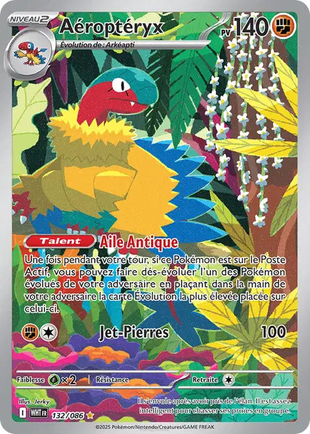 Aéroptéryx 132/086 - visuel Pokécardex de référence