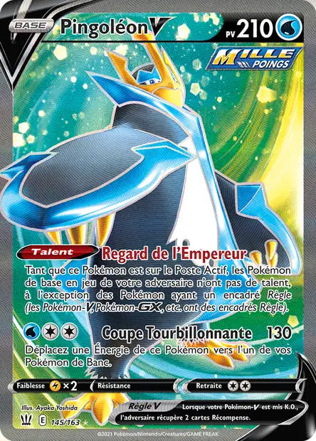 Pingoléon-V 145/163 - visuel Pokécardex de référence