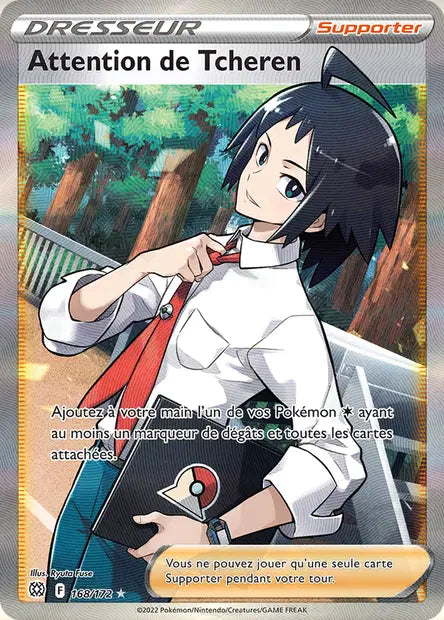 Attention de Tcheren 168/172 - visuel Pokécardex de référence