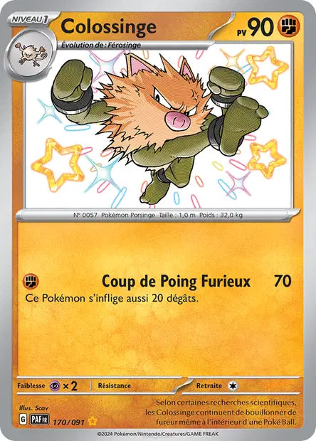 Colossinge 170/091 - visuel Pokécardex de référence