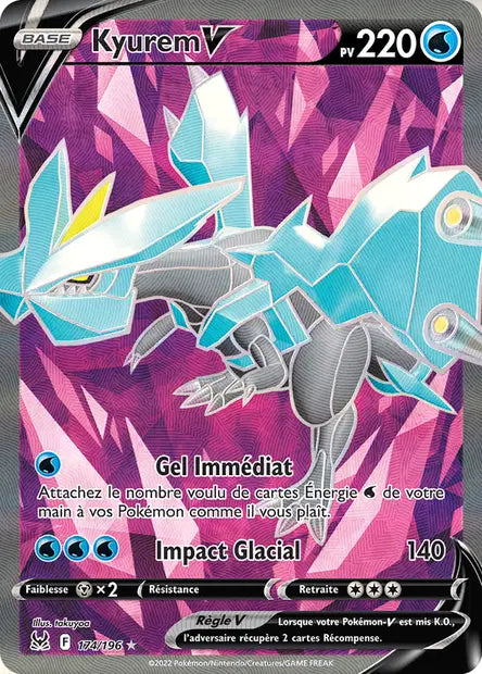 Kyurem-V 174/196 - visuel Pokécardex de référence