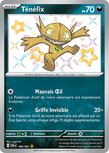 Ténéfix 184/091 - visuel Pokécardex de référence