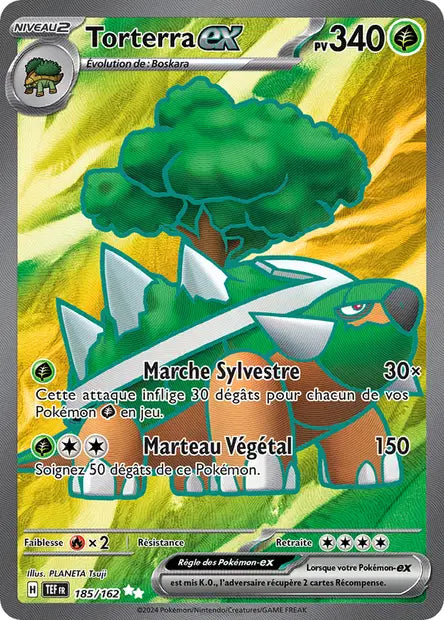 Torterra ex 185/162 - visuel Pokécardex de référence