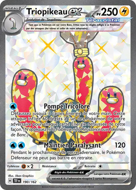 Triopikeau ex 190/162 - visuel Pokécardex de référence