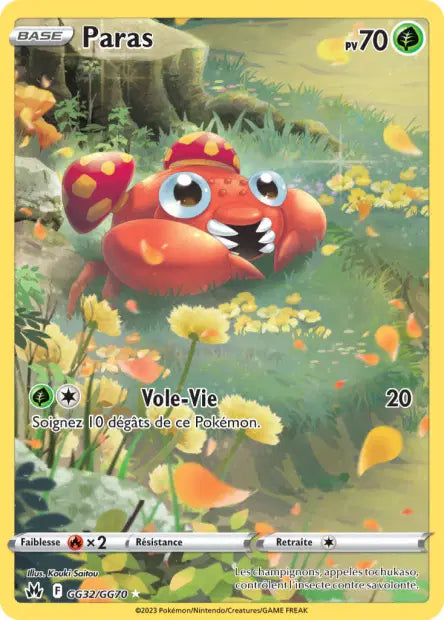Paras GG32/GG70 - visuel Pokécardex de référence