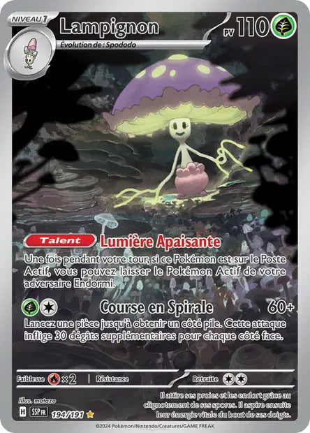 Lampignon 194/191 - visuel Pokécardex de référence