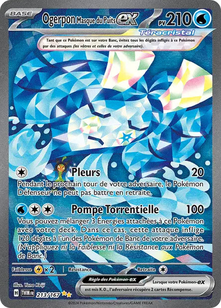 Ogerpon Masque du Puits ex 213/167 - visuel Pokécardex de référence