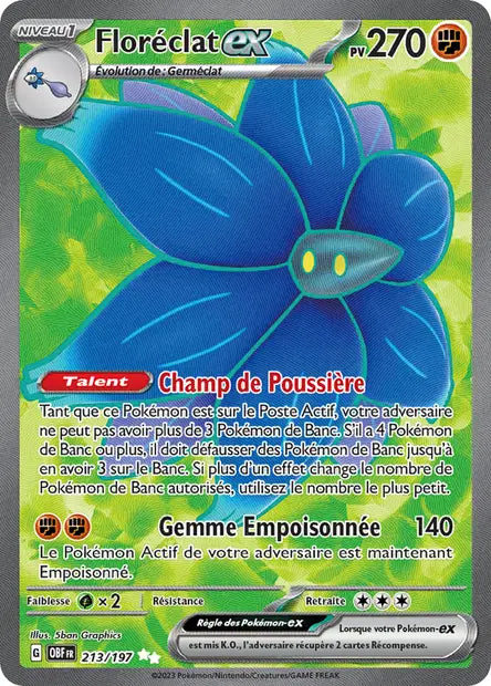 Floréclat ex 213/197 - visuel Pokécardex de référence