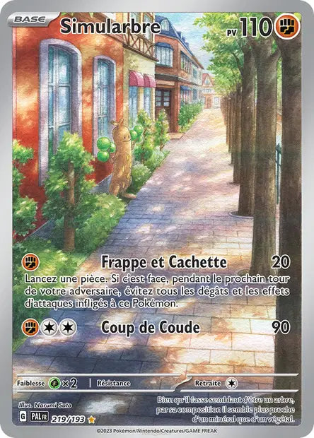 Simularbre 219/193 - visuel Pokécardex de référence