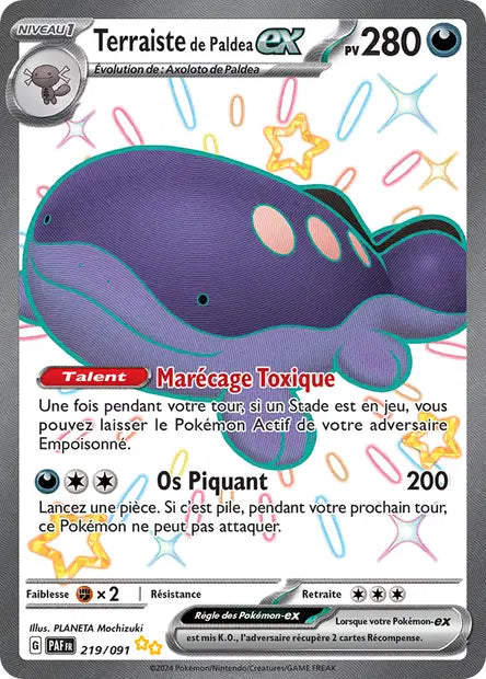 Terraiste de Paldea ex 219/091 - visuel Pokécardex de référence