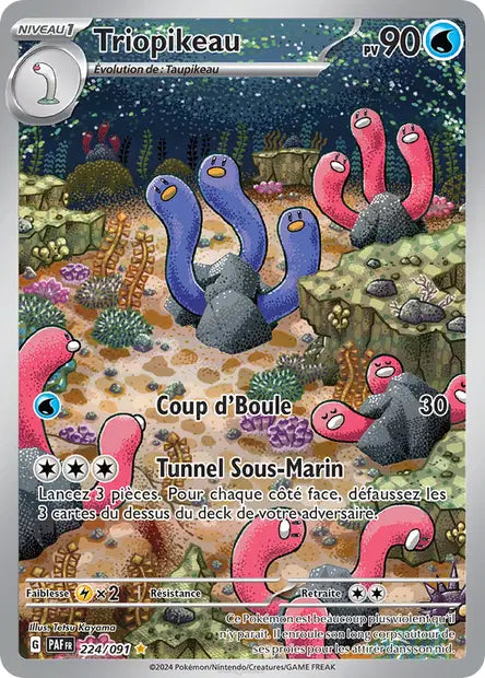 Triopikeau 224/091 - visuel Pokécardex de référence