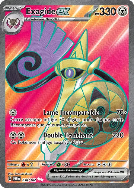 Exagide ex 230/182 - visuel Pokécardex de référence