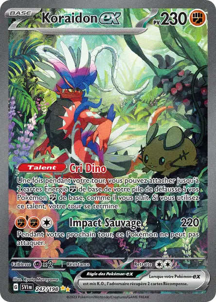 Koraidon ex 247/198 - visuel Pokécardex de référence