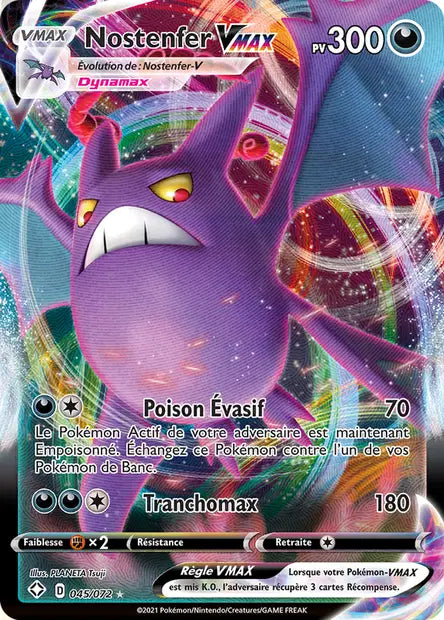 Nostenfer-VMAX 045/072 - visuel Pokécardex de référence