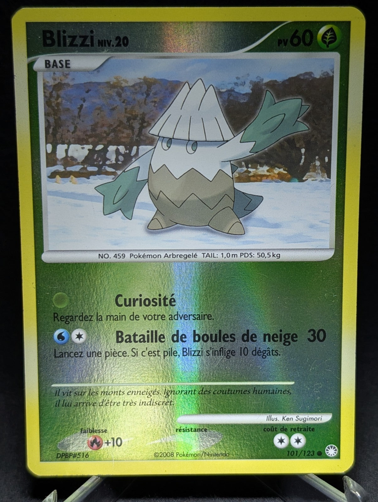 Pokemon  Blizzi 101/123 -Reverse Holo -FR Excl