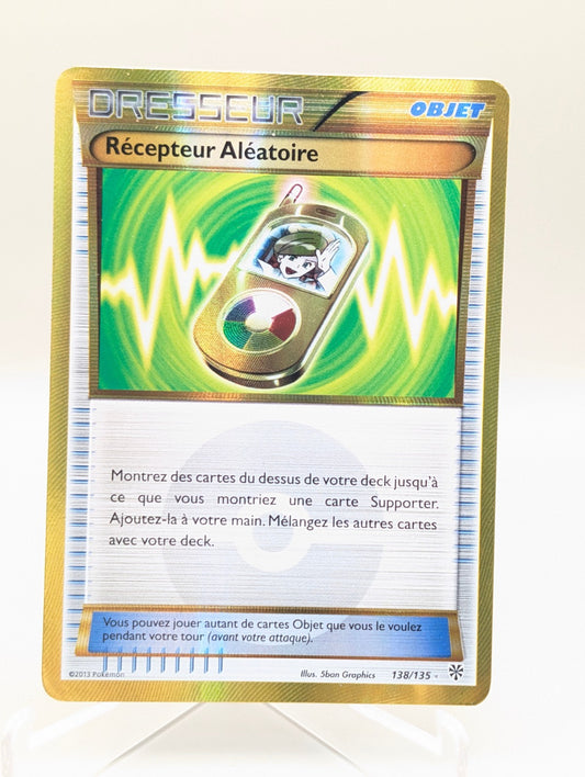 Pokemon  RECEPTEUR ALEATOIRE 138/135 Objet  -FR GD