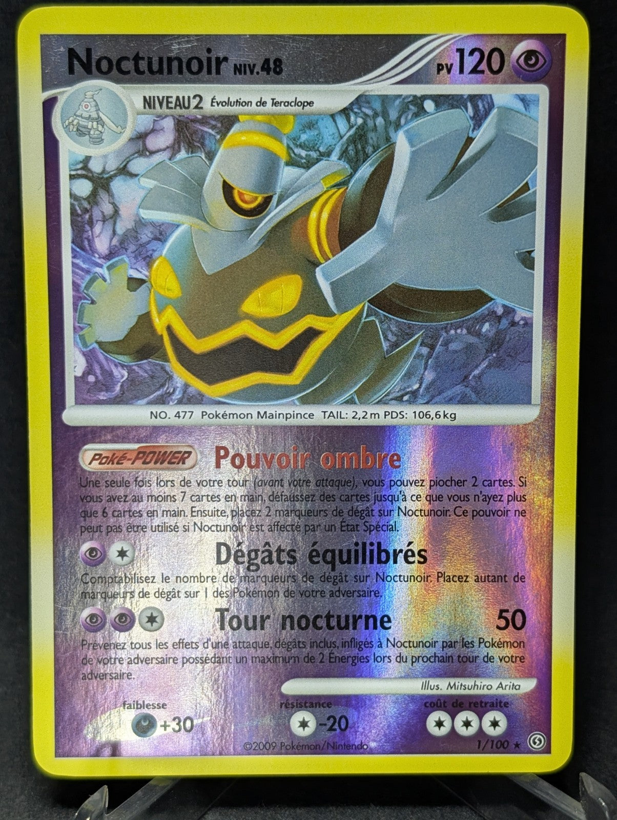 Pokemon Noctunoir 001/100 -Reverse-FR GD