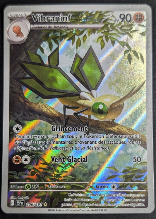 Pokemon Vibraninf 206/191 -AR-FR NM