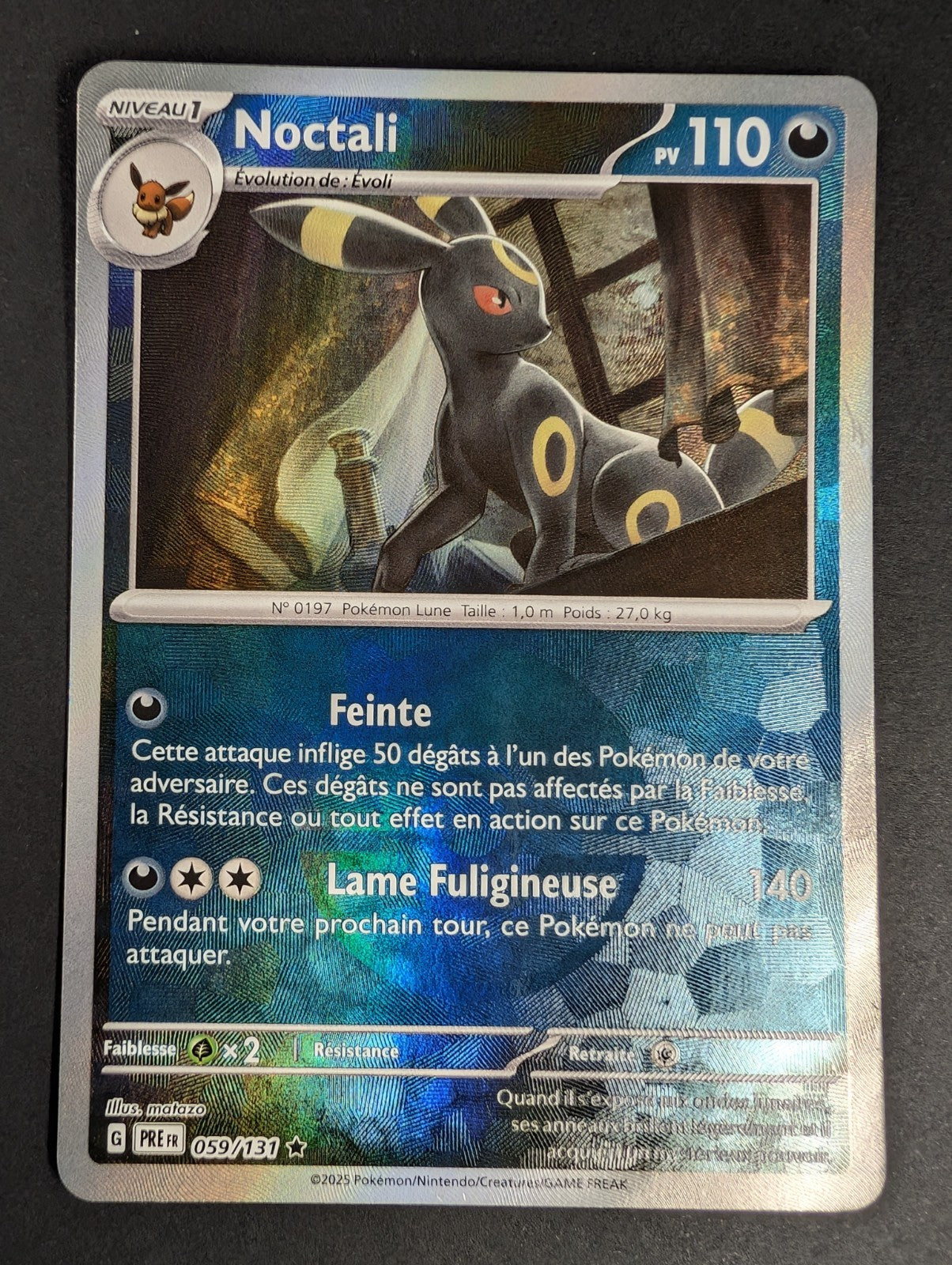 Pokemon NOCTALI 059/131 REVERSE POKEBALL  FR NM