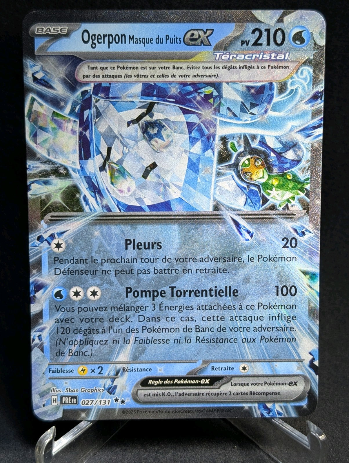 Pokemon Ogerpon  Ex 027/131 -FR NM