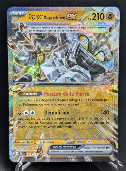 Pokemon Ogerpon Ex 058/131 -Double Rare-FR NM