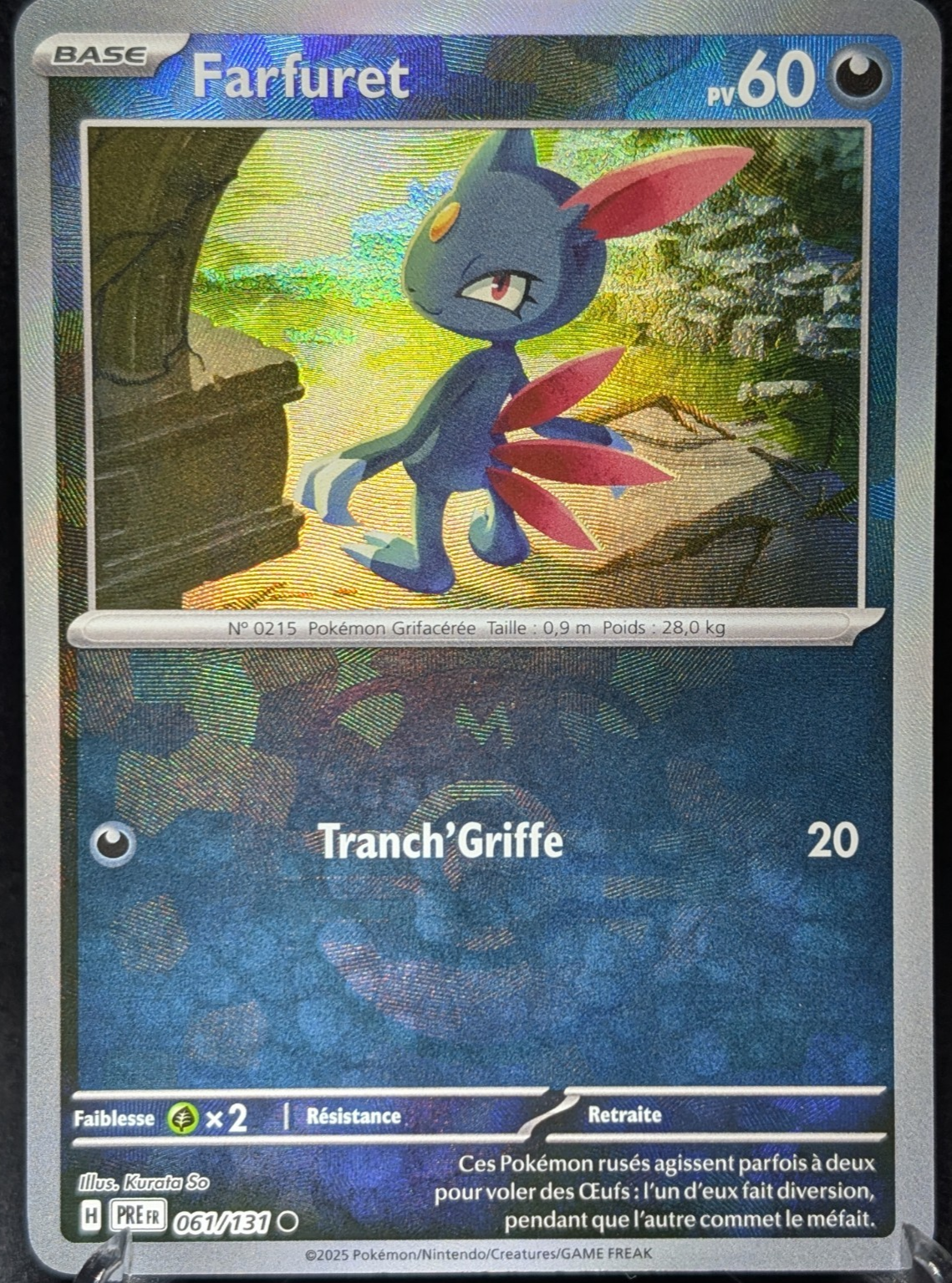 Pokemon Farfuret Masterball 061/131 -Reverse-FR NM