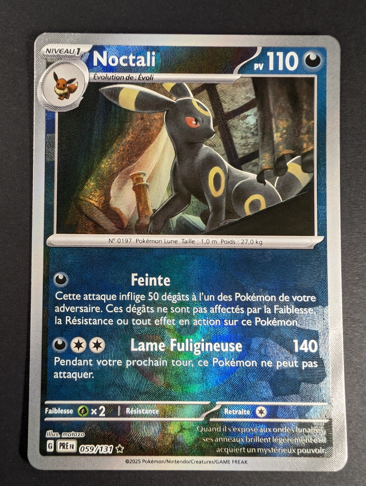 Pokemon NOCTALI 059/131 REVERSE POKEBALL  FR NM