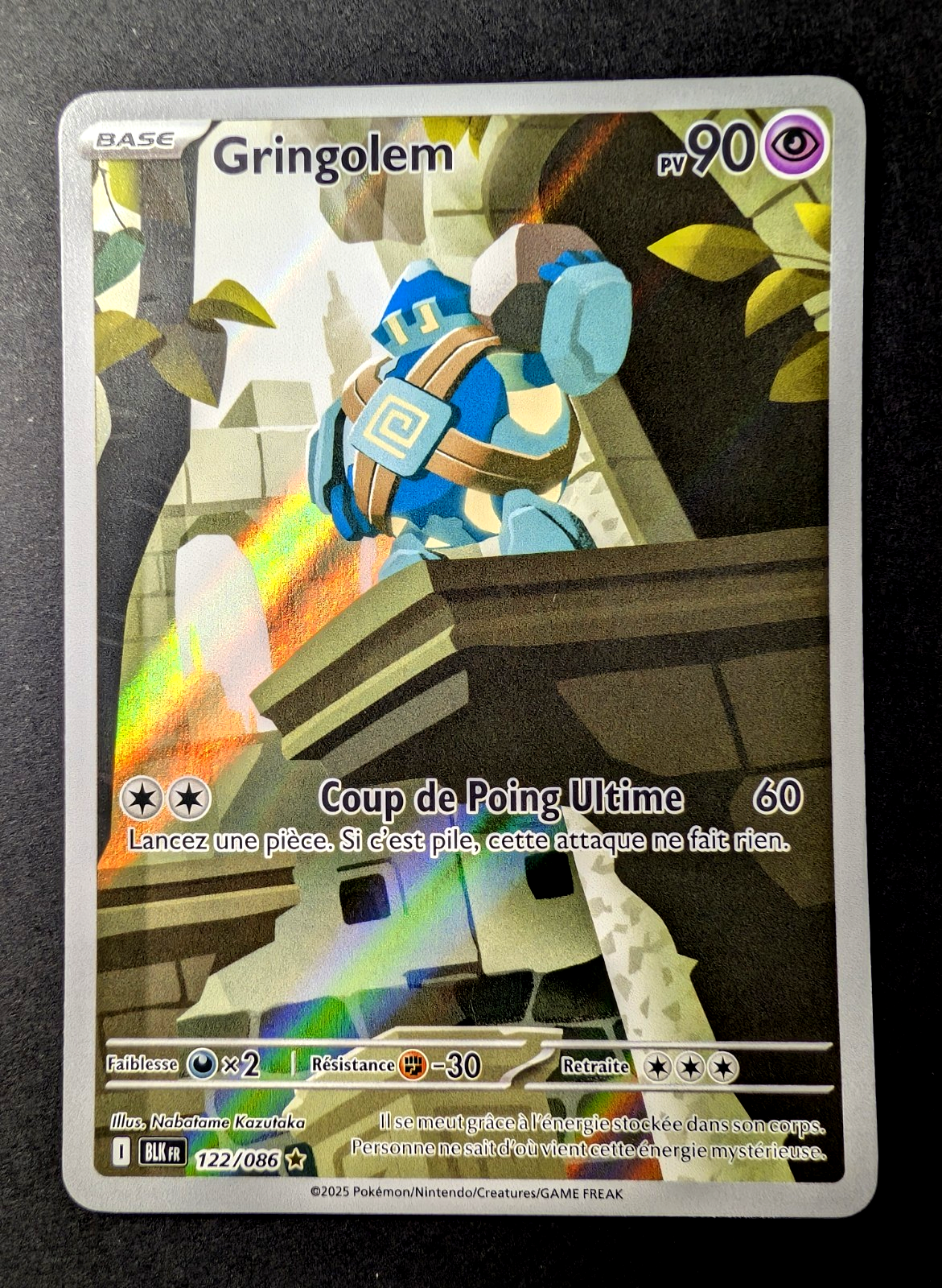 Pokemon Gringolem  122/086   EV10.5 - AR- FR NM