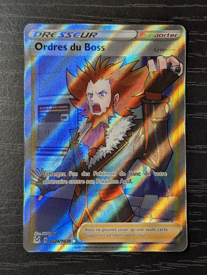 Pokemon Ordre du Boss TG24/TG30 -AR -Fr NM