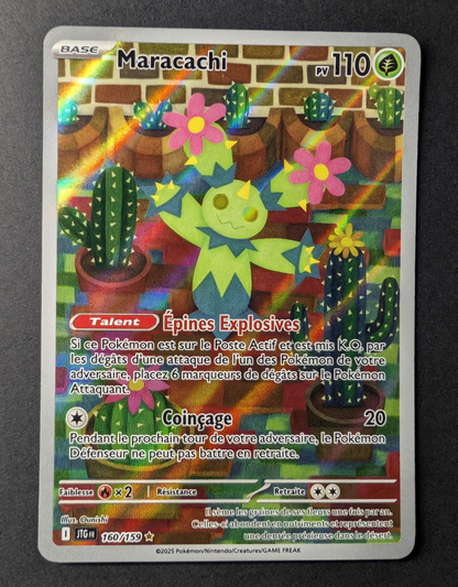 Pokemon Maracachi 160/159 - Illustration Rare- FR NM