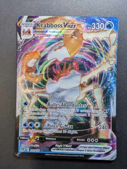 Pokemon Krabboss Vmax 029/172  - Ultra-rare -  FR NM