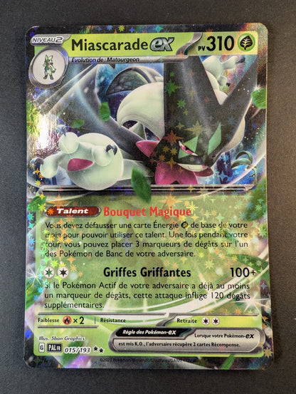 Pokemon Miascarade Ex 015/193 - Double Rare -FR NM