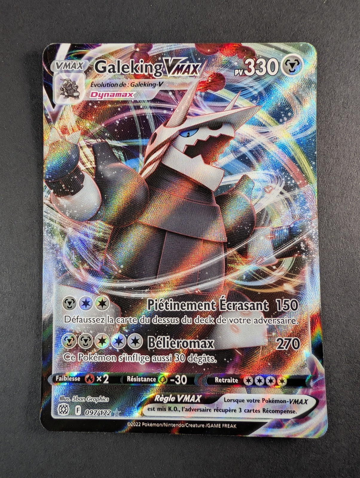 Pokemon Galeking VMAX 097/172  - Ultra Rare-FR NM