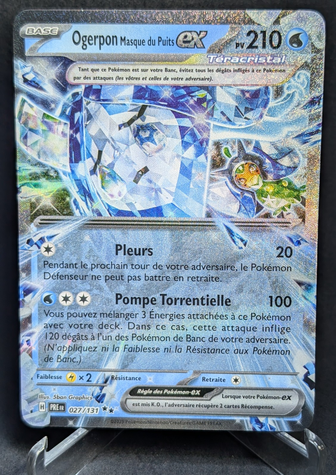 Pokemon Ogerpon  Ex 027/131 -FR NM