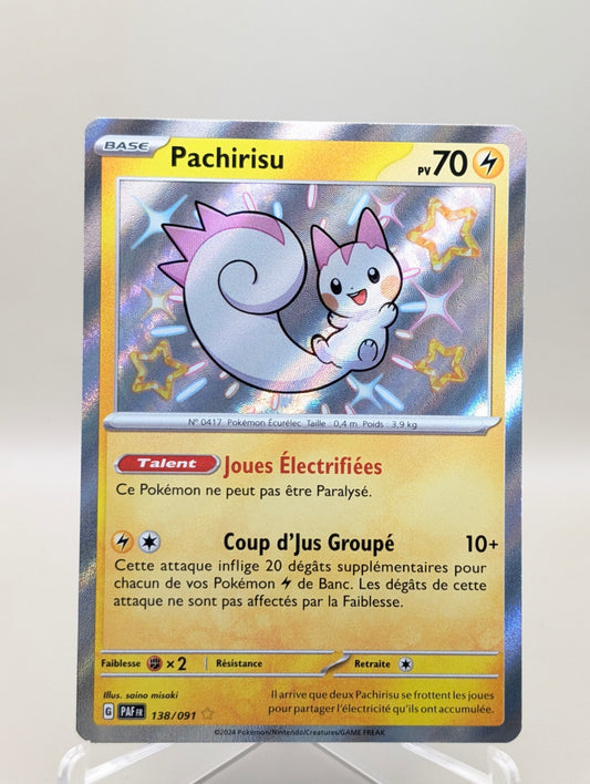 Pokemon Pachirisu 138/91  -SHINY-FR NM