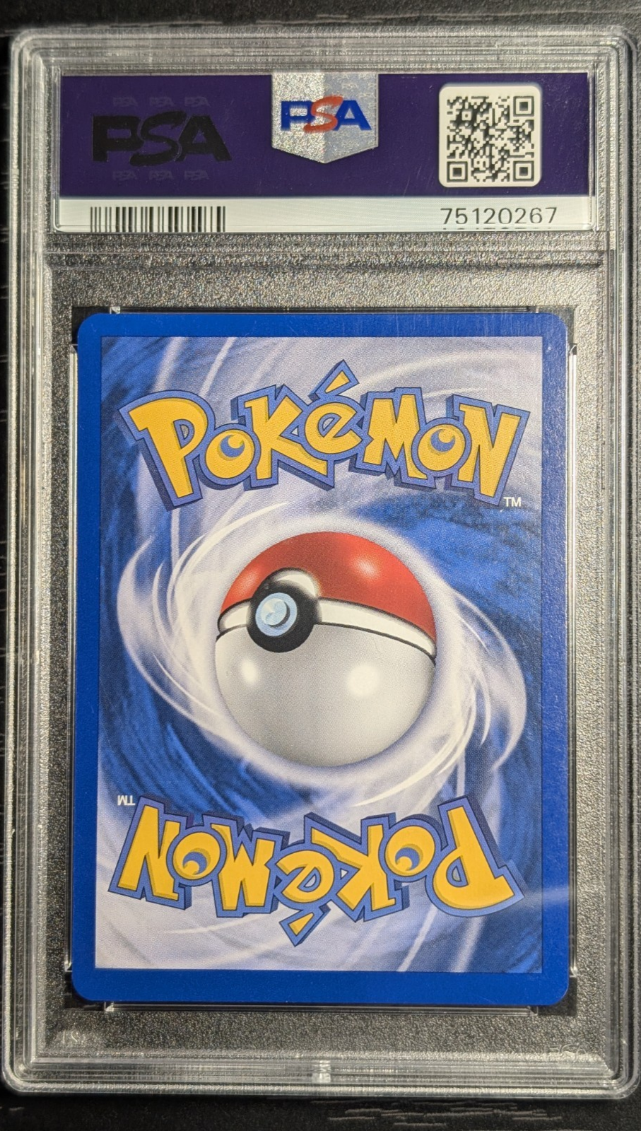 Carte gradee Pokemon Spoink 076/107 Ex Deoxys -Reverse Stamp- psa 8 pop 12 NM+