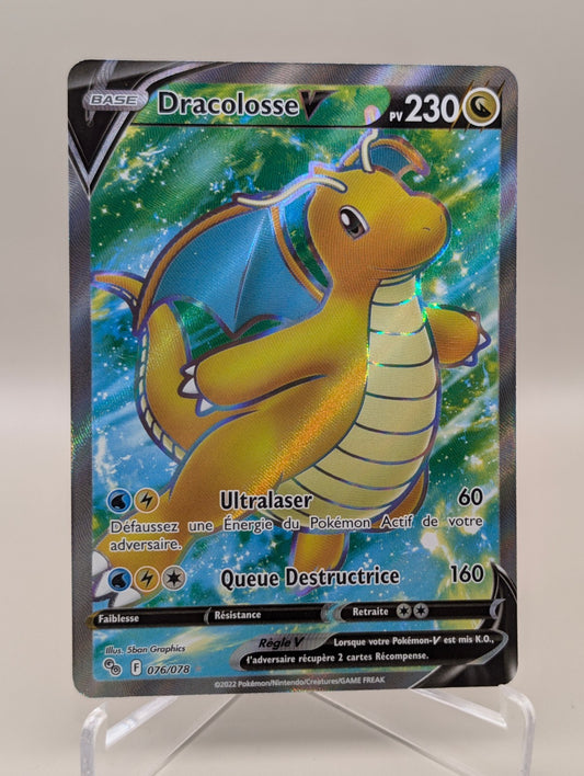 Pokemon Dracolosse V 76/ 78  076/078 EB10.5-Ultra Rare -FR NM
