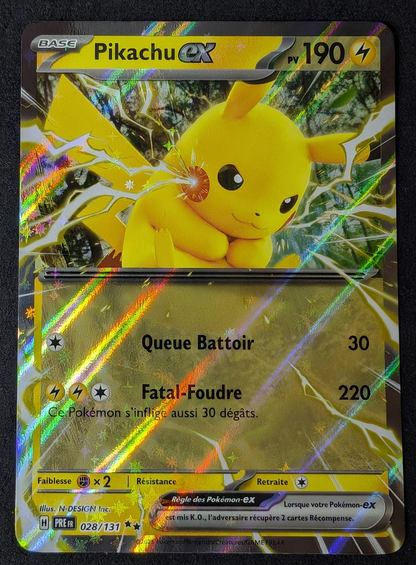 Pokemon Pikachu EX 028/131- Double Rare -FR NM
