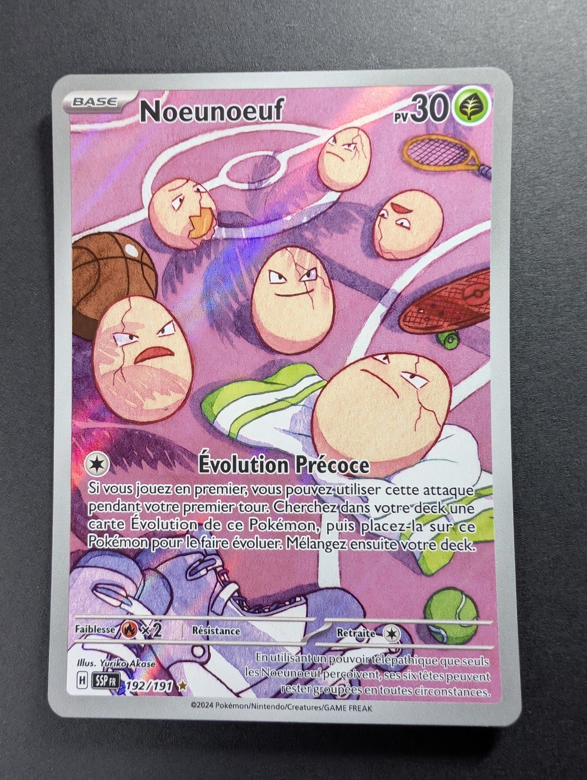 Pokemon Noeunoeuf 192/191 - AR-FR NM