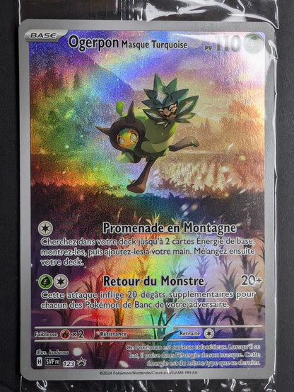 Pokemon Ogerpon Masque Turquoise SVP 123  -PROMO-FR NM