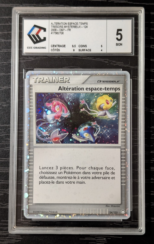 Pokemon Trainer Alteration espace Temps  124/123- FR Gradée CCC 5 Bon