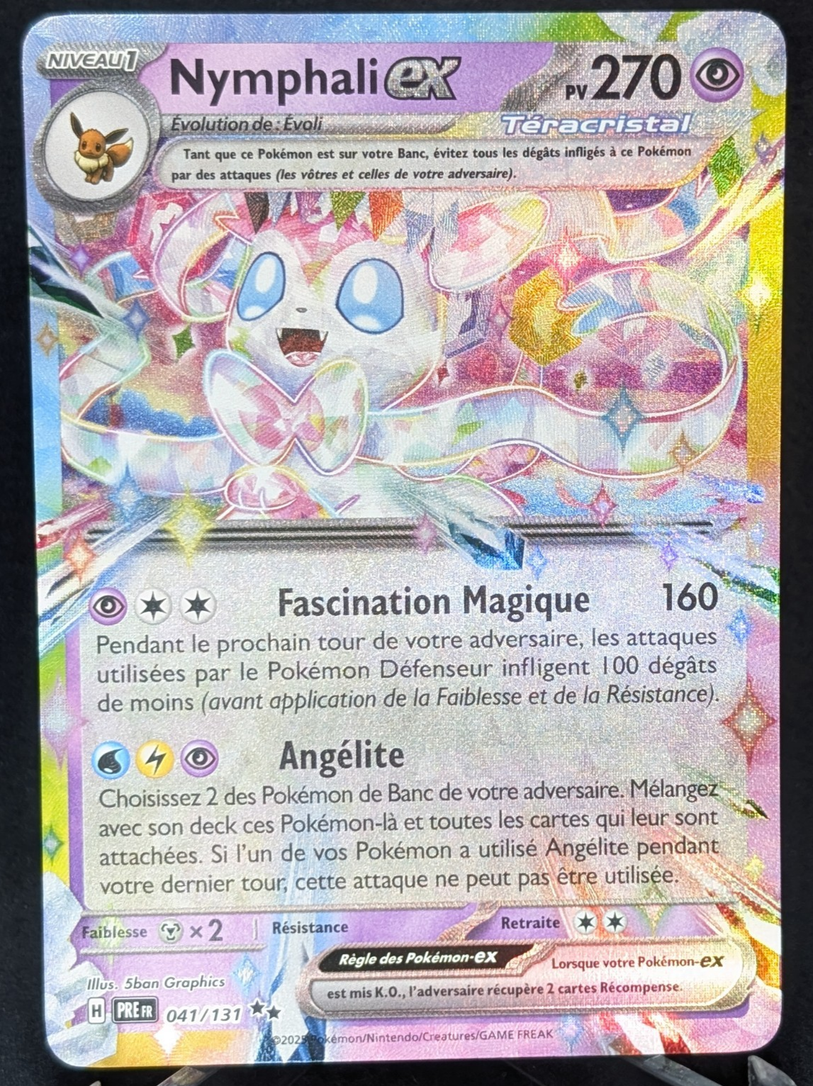 Pokemon Nymphali EX 041/131 - Double Rare-FR NM